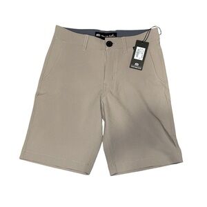 Travis Mathew Tan Flat Front Shorts